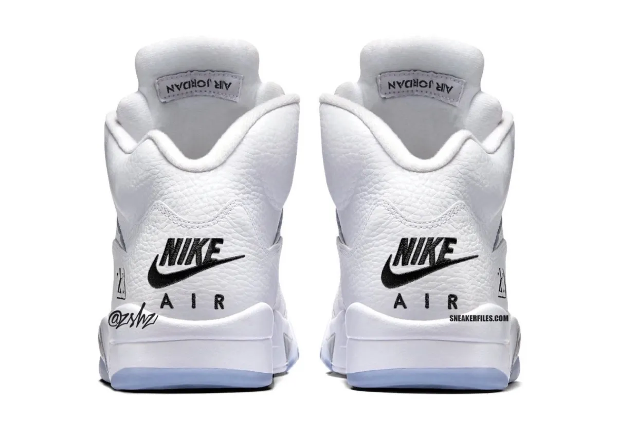 2026年夏季经典复刻:Air Jordan 5 “白金属” 携元年细节回归,发售日提前至4月25日