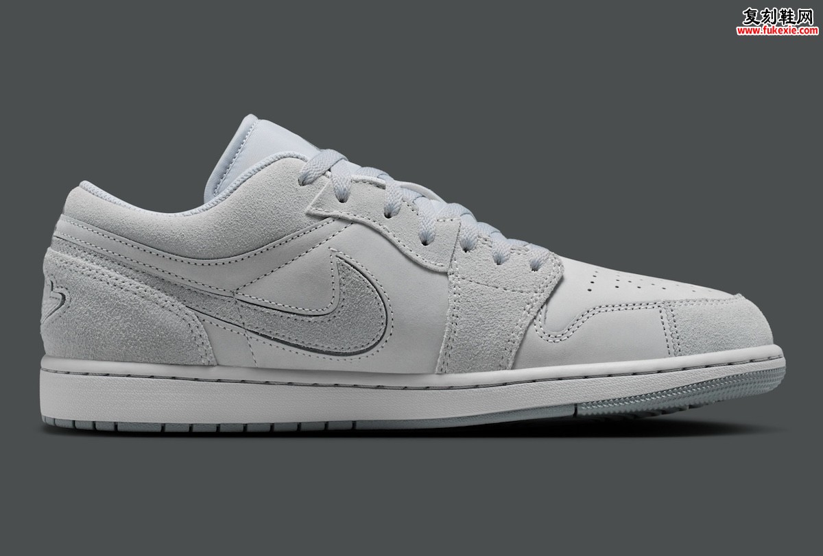 Air Jordan 1 Low SE Craft “Wolf Grey” “狼灰”2026夏季发售，麂皮拼接皮革重塑极简质感美学