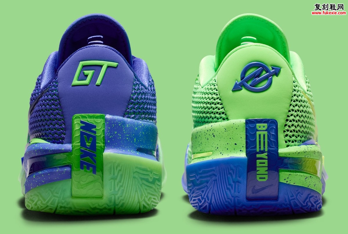 Nike GT Cut 1 “Sprite” 鸳鸯配色，电压绿对撞康科德蓝，半透明外底，6月12日$190登场