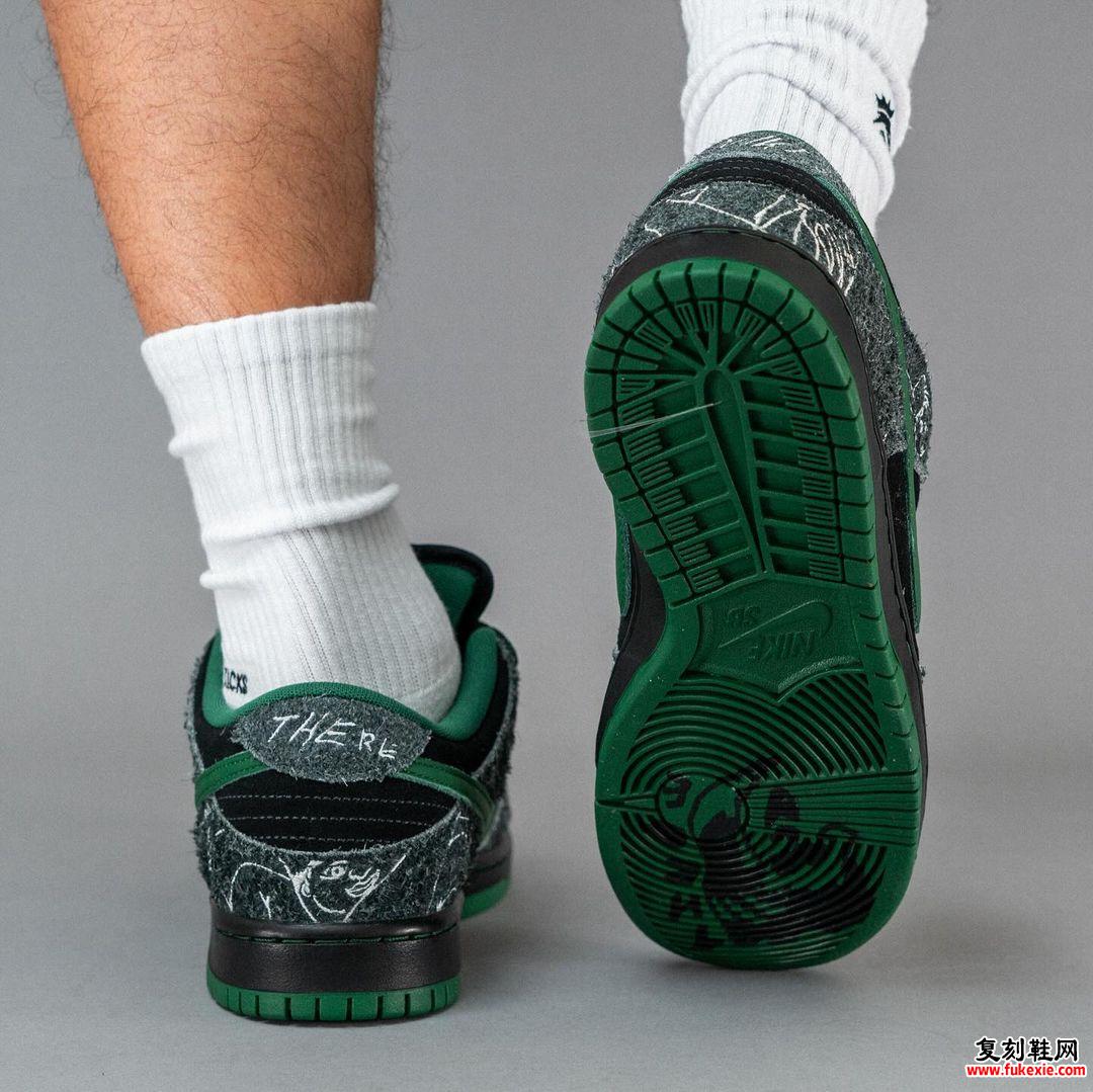 THERE SKATEBOARDS X NIKE SB DUNK LOW 2024 秋季发售 货号:HF7743-001