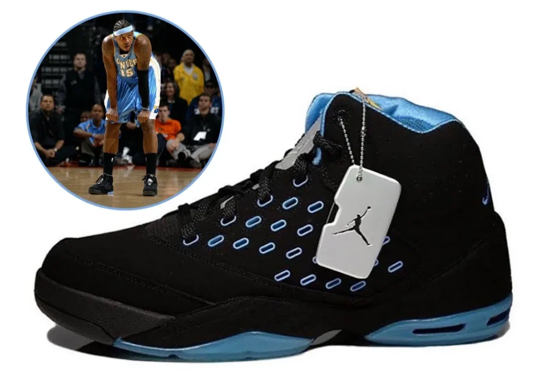 Carmelo Anthony’s Jordan Melo 5.5黑北卡蓝2027夏季回归,独家深度解读掘金时代插图 Carmelo Anthony’s Jordan Melo 5.5黑北卡蓝2027夏季回归,独家深度解读掘金时代
