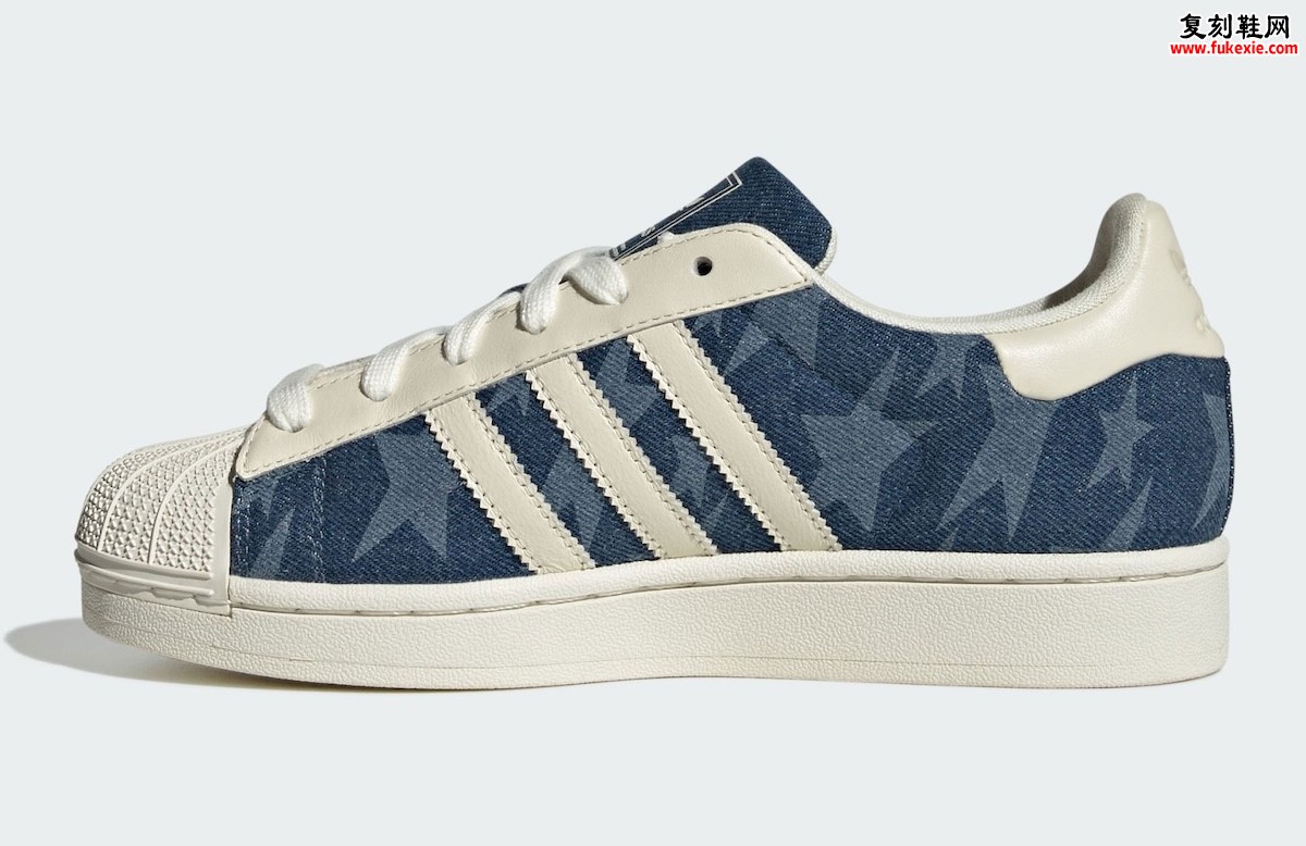 adidas Superstar“Denim Stars”2025年秋登场，牛仔星纹设计致敬经典街头基因