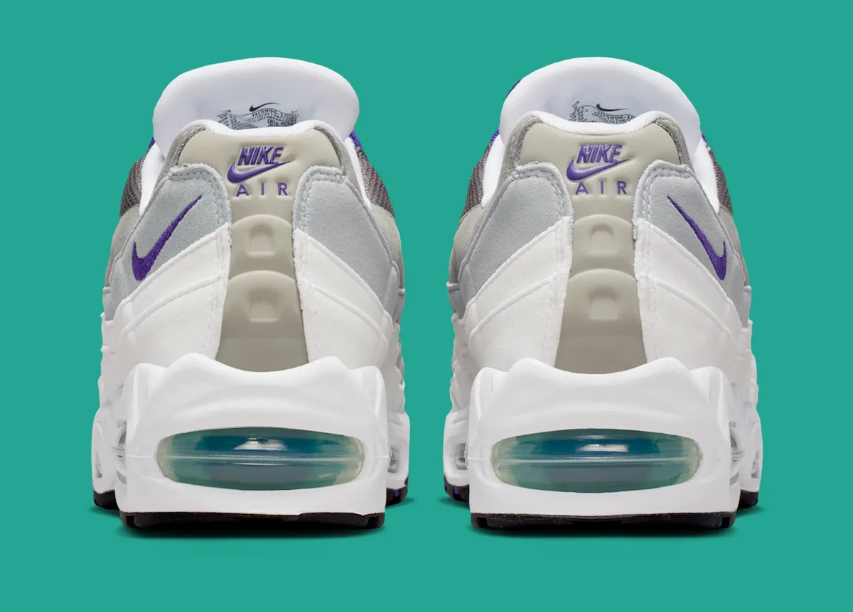 耐克Air Max 95 OG “葡萄” 配色携Big Bubble大气垫重磅回归，将于2026年春季以190美元复刻发售
