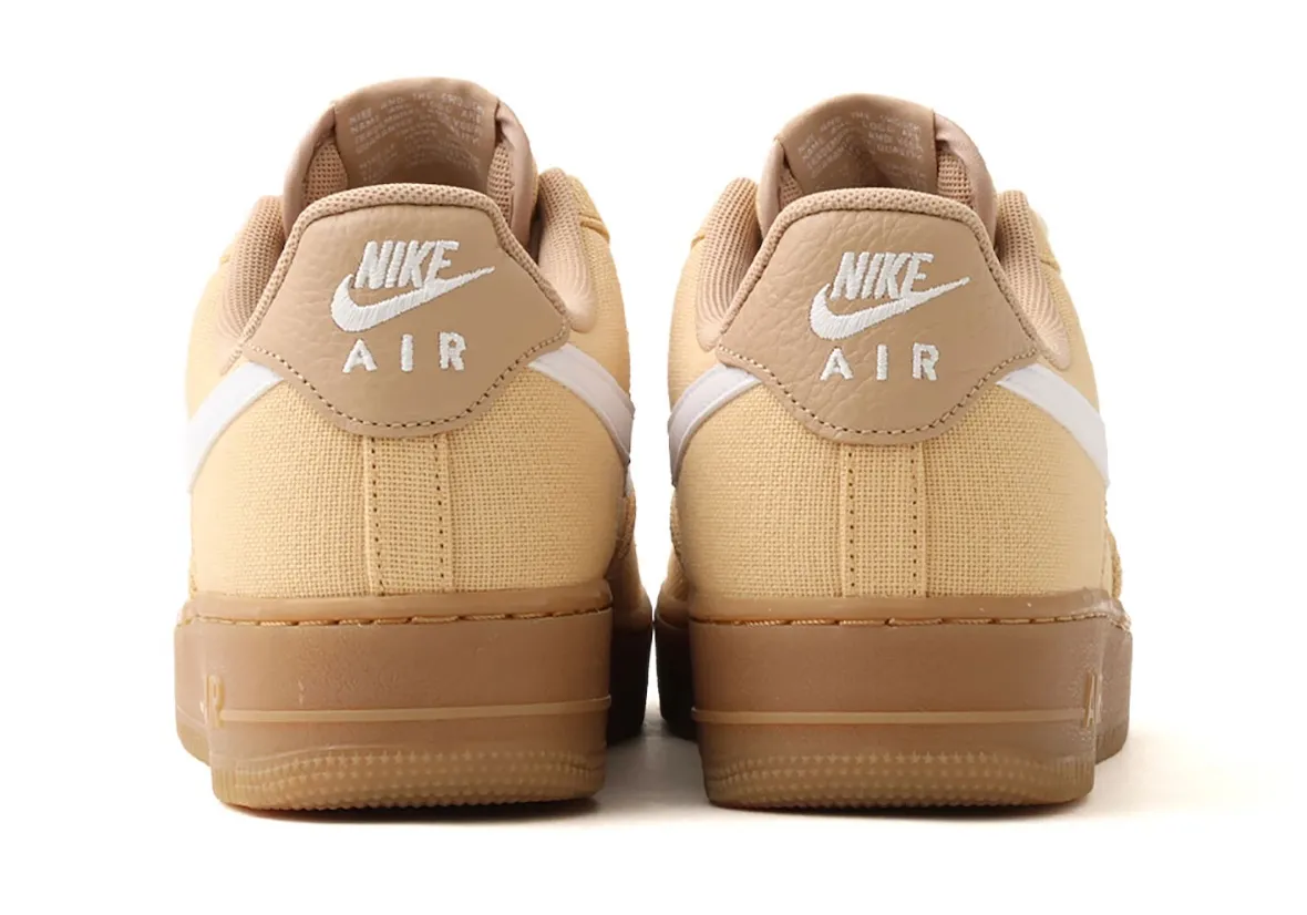 Nike Air Force 1 Low “Sunflower”向日葵配色秋季2026市售可拆卸花盖与卡其帆布双面穿搭生胶外底插图5 Nike Air Force 1 Low “Sunflower”向日葵配色秋季2026市售可拆卸花盖与卡其帆布双面穿搭生胶外底