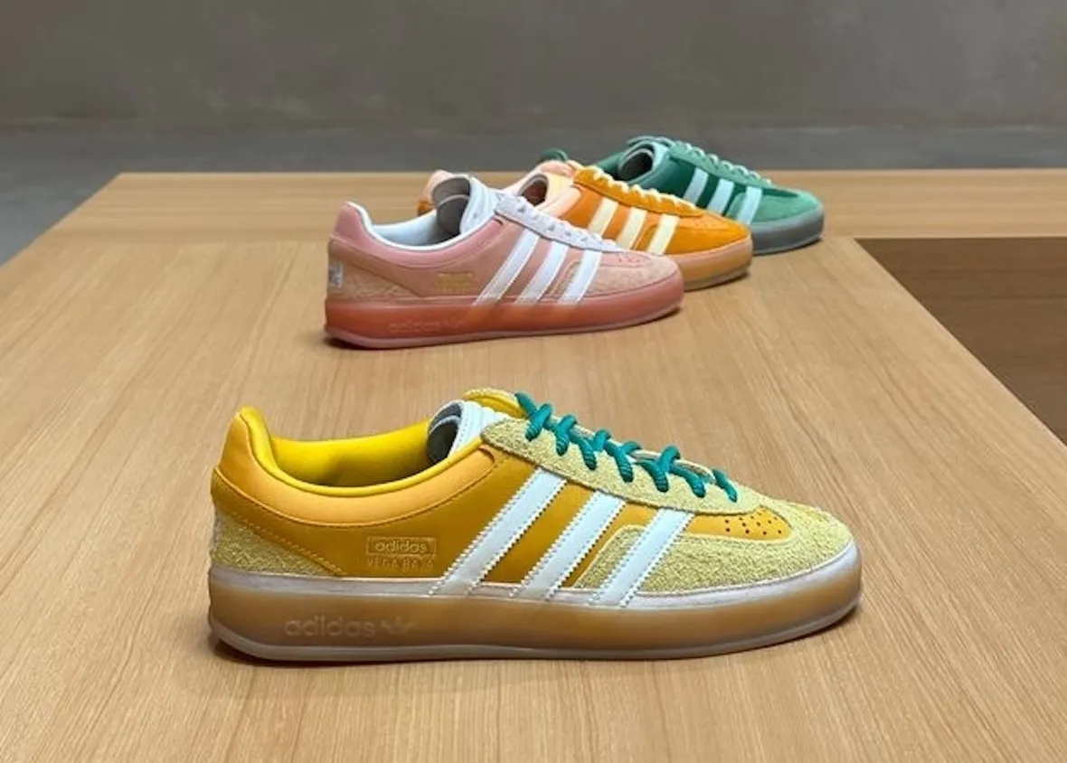 Bad Bunny波多黎各家乡主题联名Gazelle 2025年发售,盛夏芒果色致敬维加巴哈