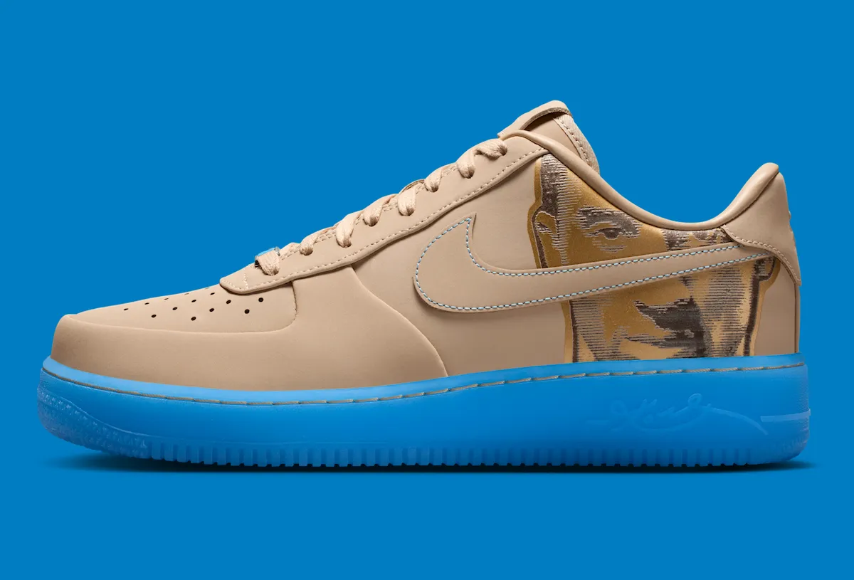 Nike Kobe Air Force 1 Low“Linen/University Blue”2025年11月登场，致敬科比经典肖像设计