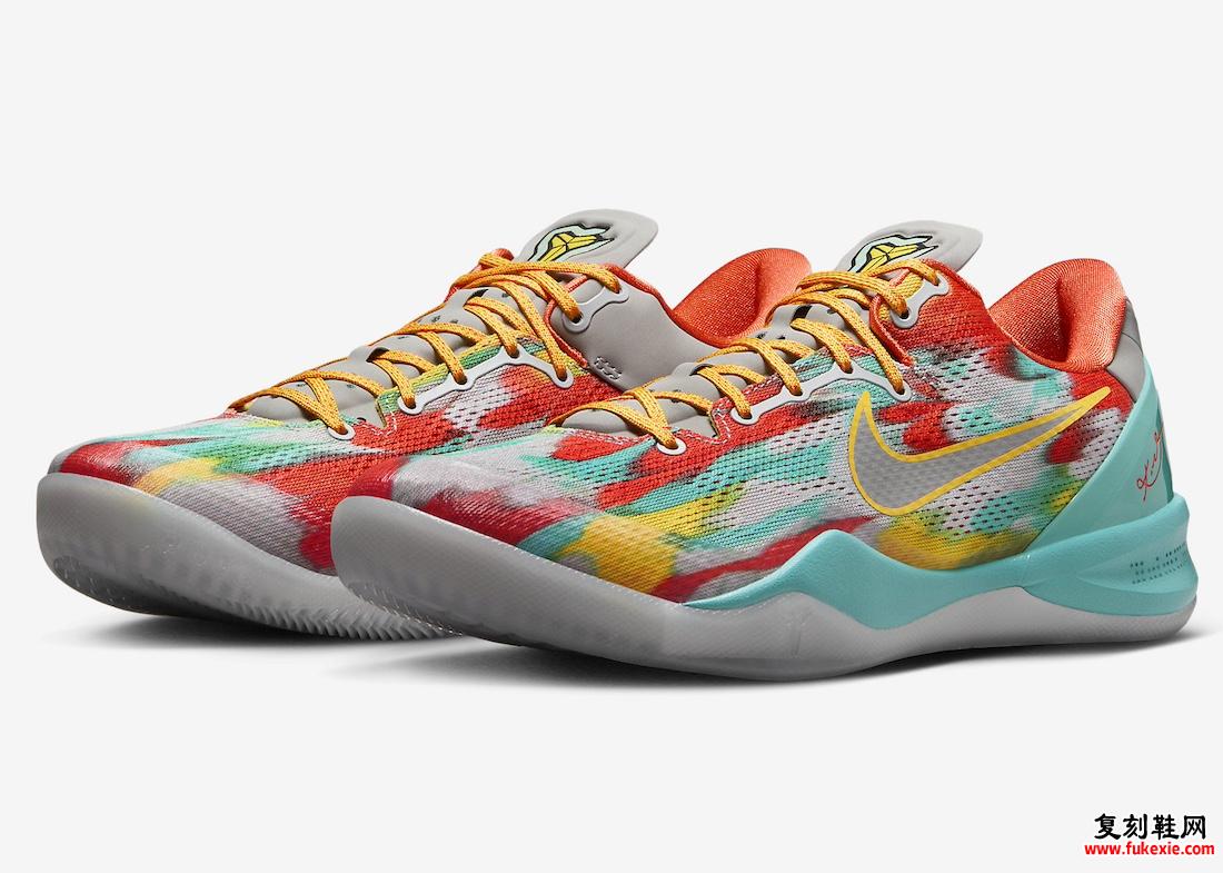 NIKE KOBE 8 PROTRO “VENICE BEACH” 将于 2024 年 4 月回归 货号：FQ3548-001