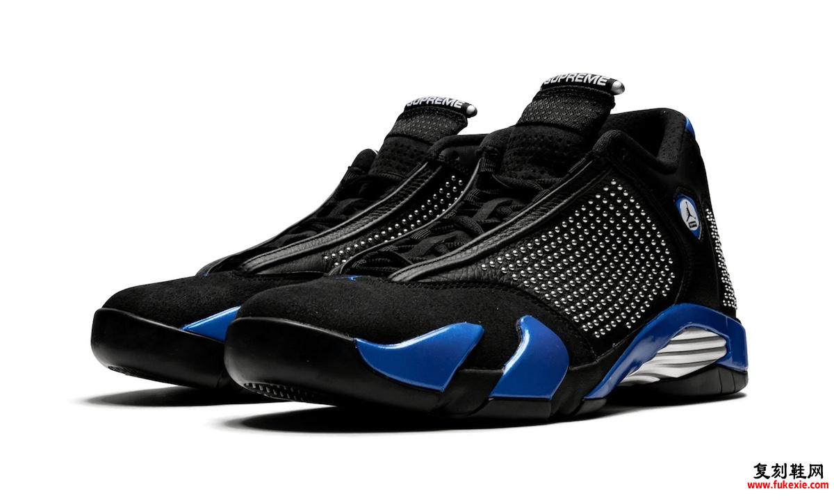 SUPREME X AIR JORDAN 14 “BLACK” 货号：BV7630-004