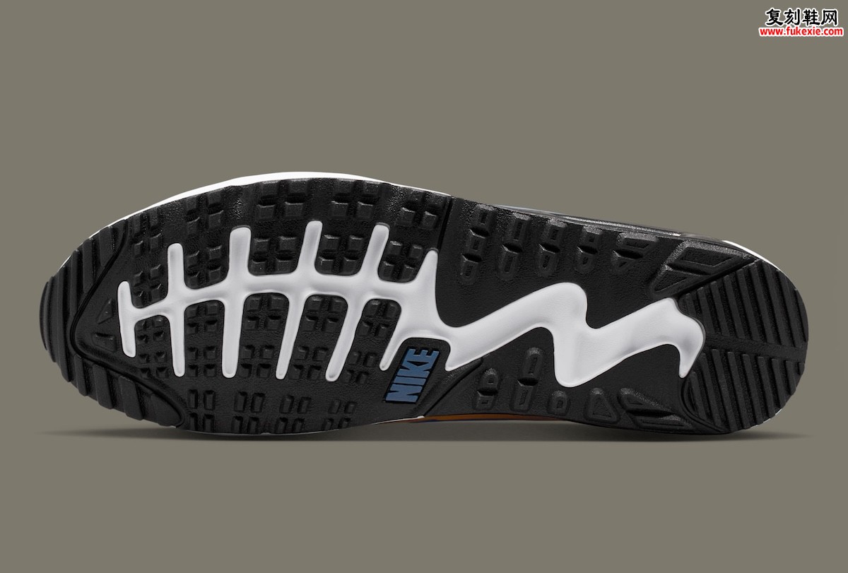 Nike Air Max 90 Golf“白/亚麻色”2026夏季发售,清爽三色搭配Game Royal蓝点缀专业无钉外底