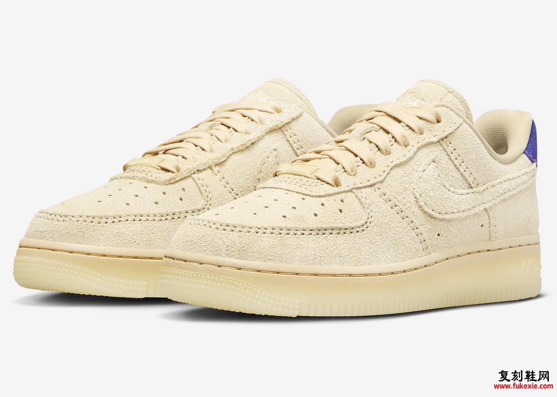 NIKE AIR FORCE 1 LOW “GRAIN” 覆盖毛茸茸的麂皮 货号：FN7202-224