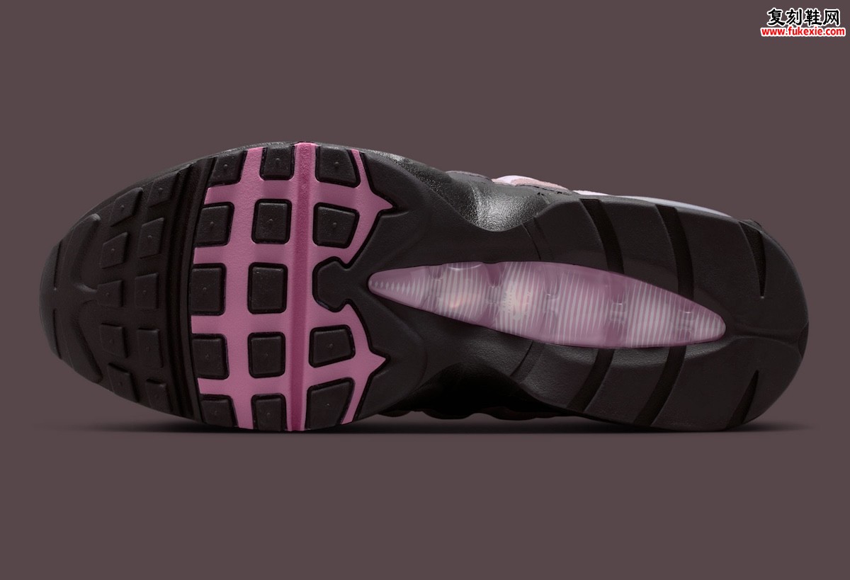 Nike Air Max 95“酒红灰”2026夏季女性专属发售,粉紫渐变层次搭配黑底中底平衡甜美与硬朗