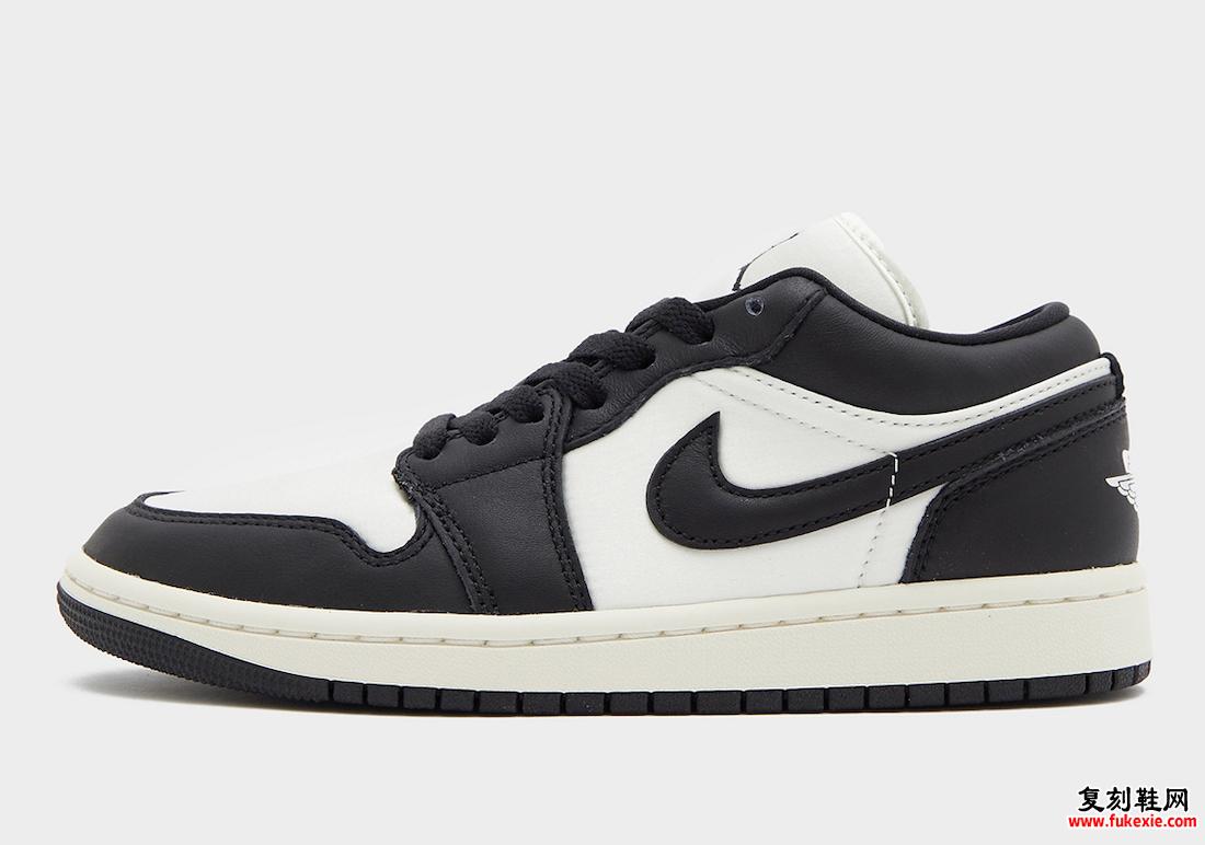 抢先欣赏：AIR JORDAN 1 LOW“VINTAGE PANDA” 货号：FB9893-101