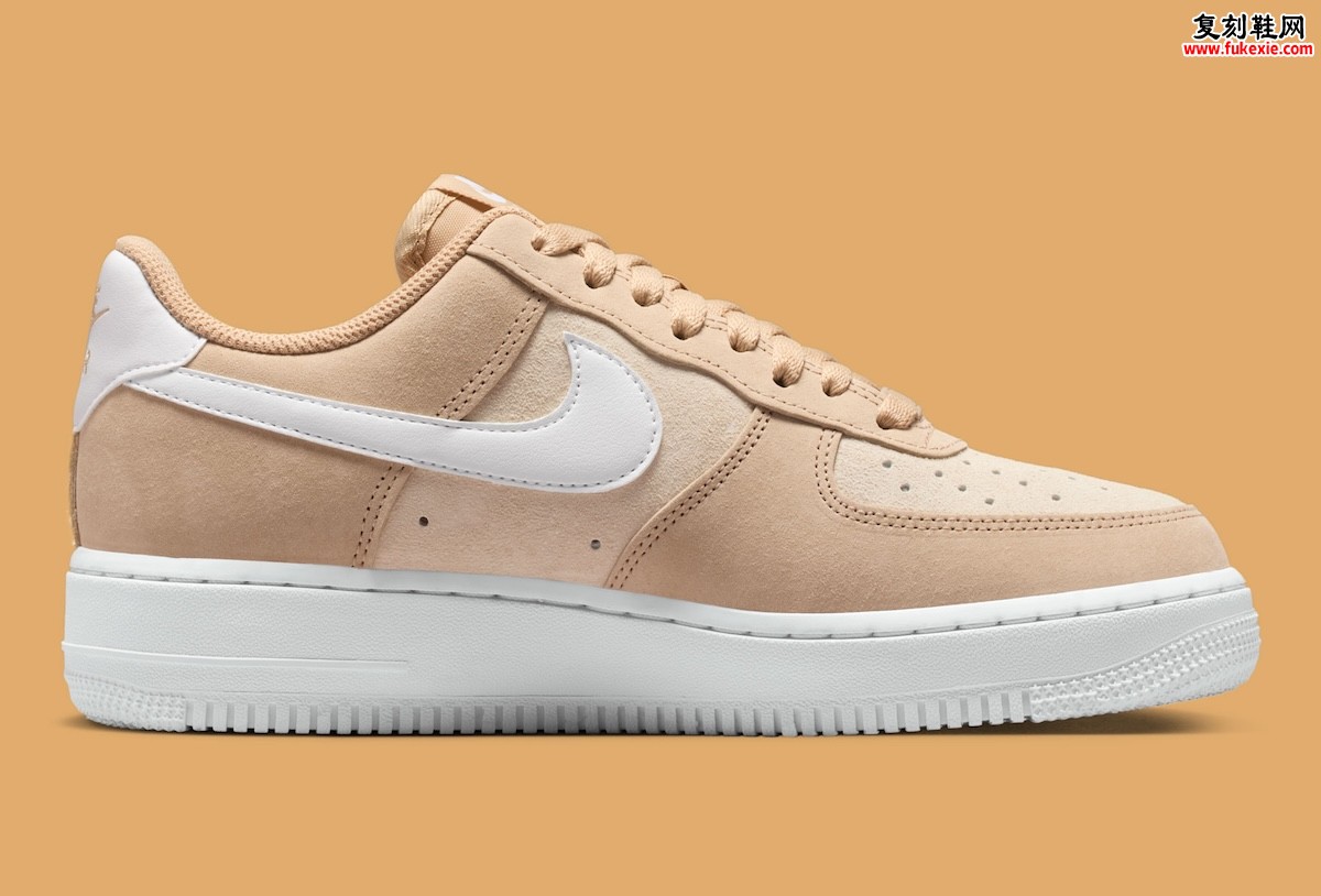 Nike Air Force 1 Low「亚麻/沙色」2026年春季发售 温暖麂皮重塑经典中性美学