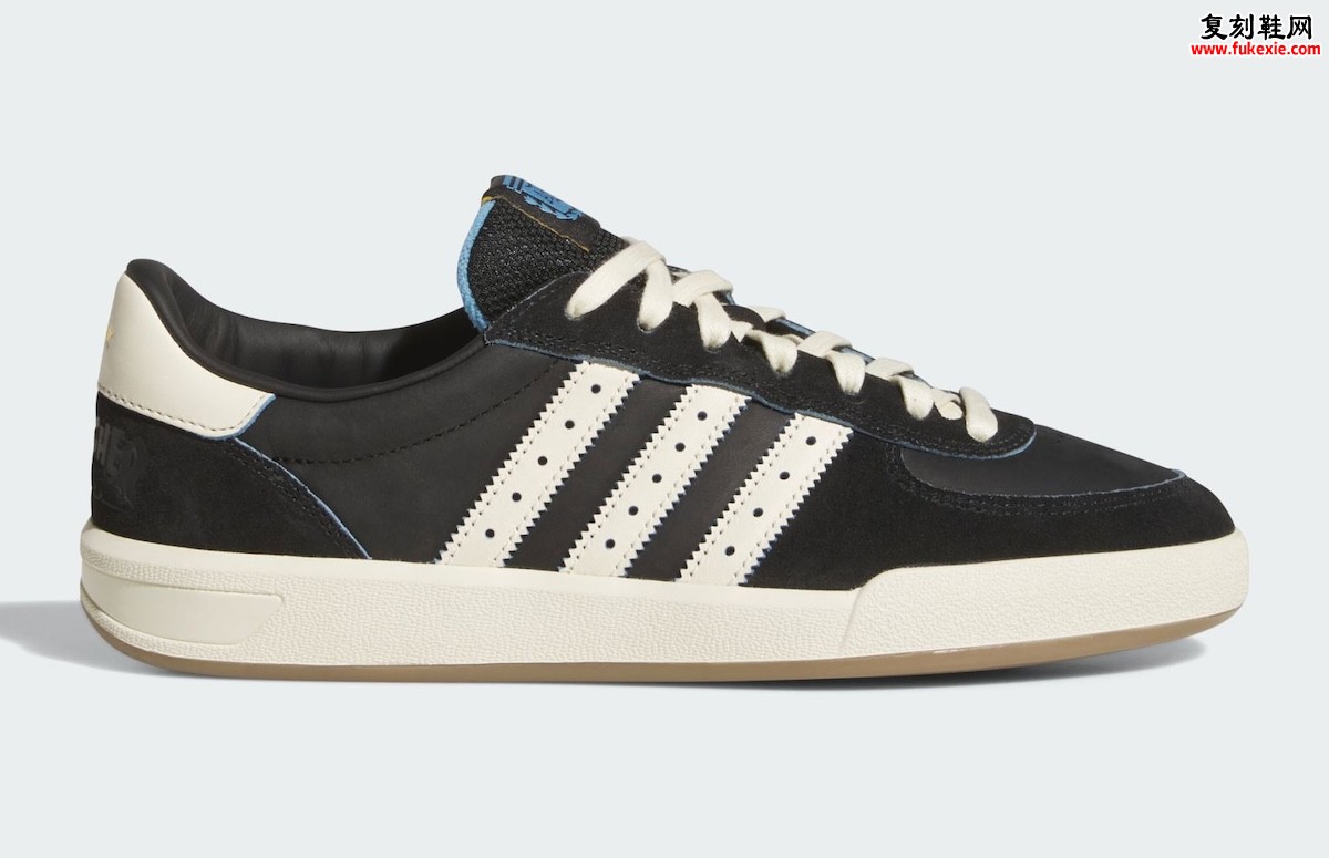 致敬阿根廷！Thrasher x adidas Glenburn “Argentina”联名滑板鞋6月1日发售，黑皮革蓝点缀缩略图