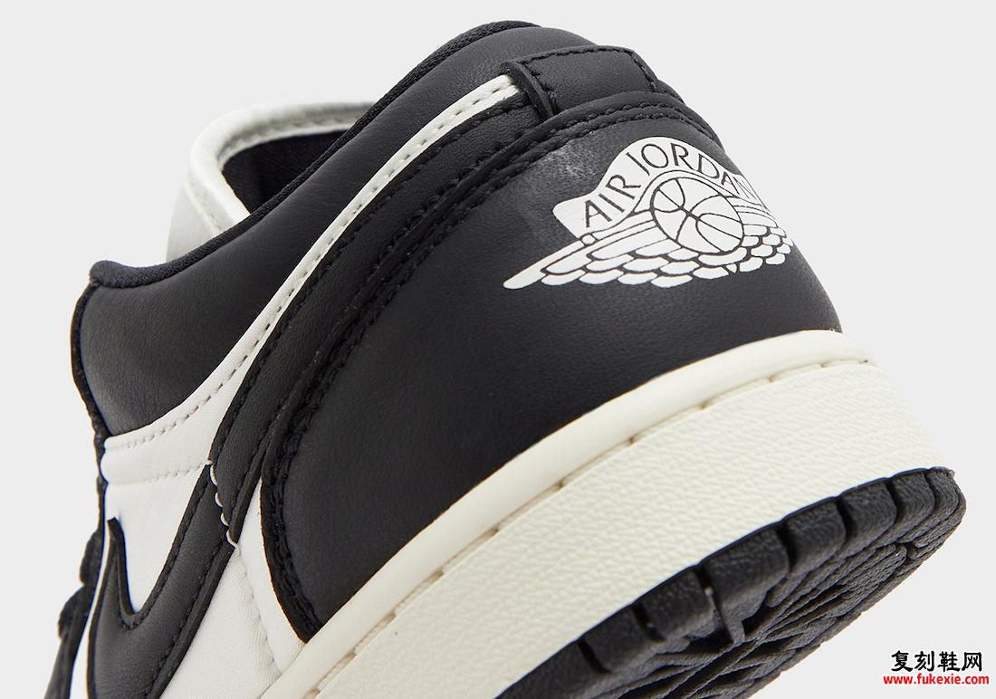 抢先欣赏：AIR JORDAN 1 LOW“VINTAGE PANDA” 货号：FB9893-101