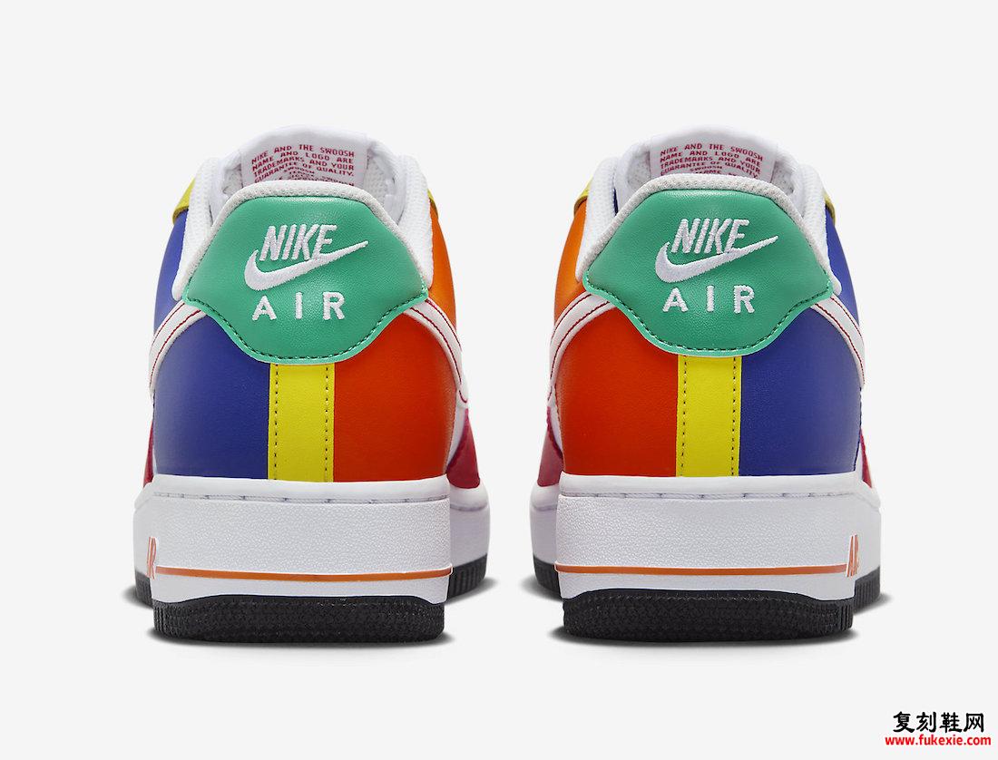 NIKE AIR FORCE 1 LOW “RUBIK'S CUBE” 官方图片 货号：FN6840-657