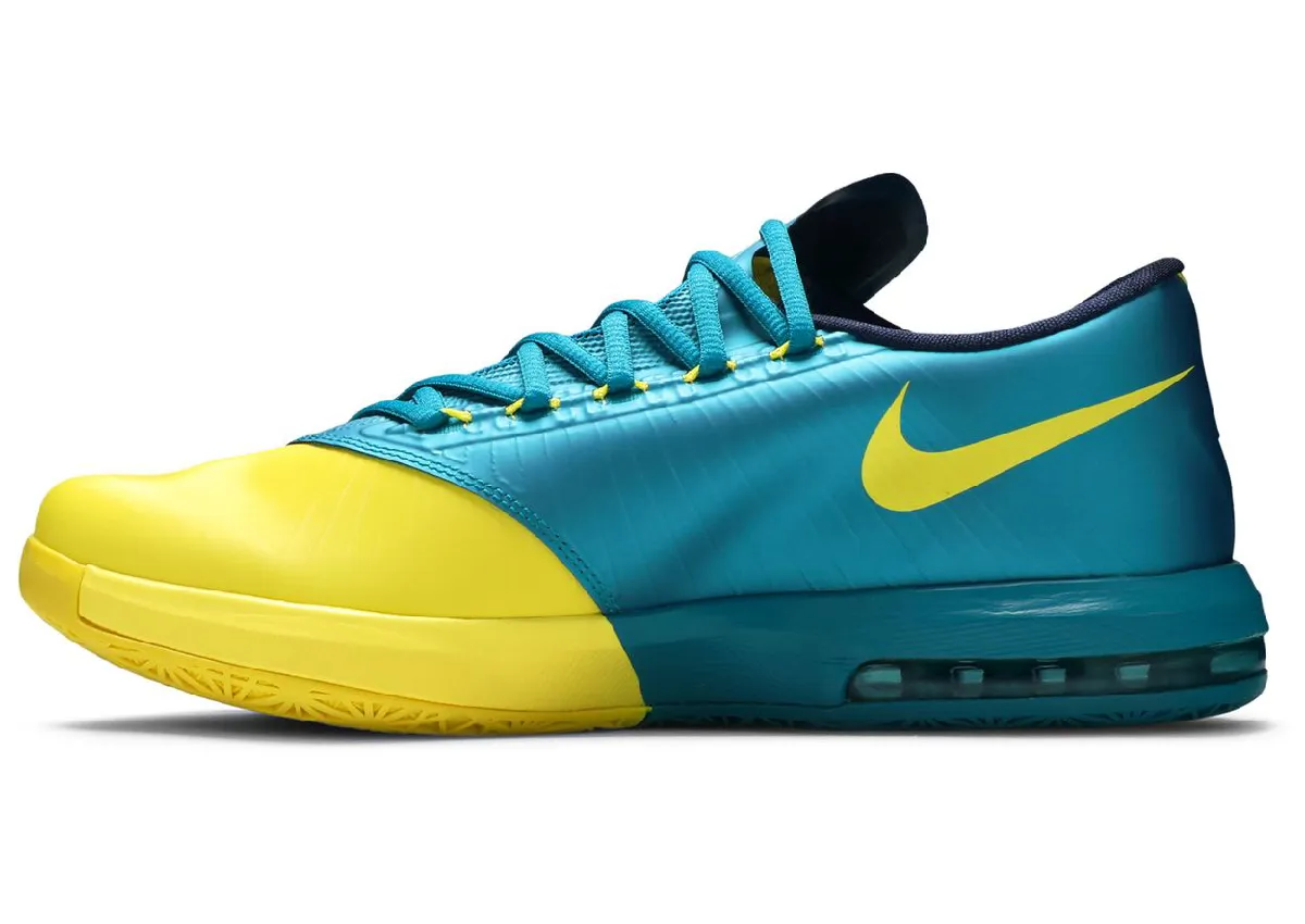 Nike KD 6 “Seat Pleasant” 声波黄配色预计2027春季复刻,首发元年经典回归