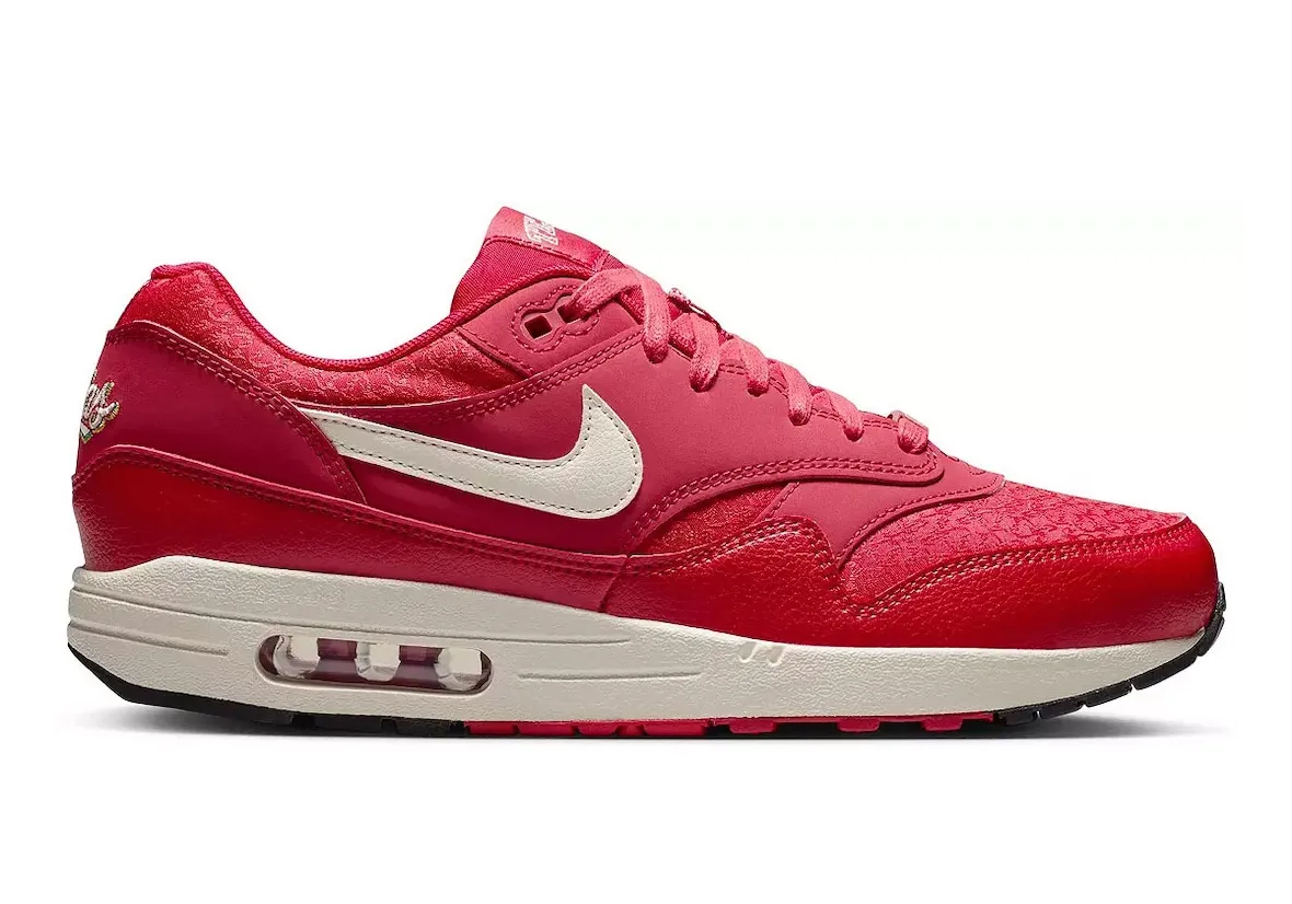 Nike Air Max 1“Texas Rangers”MLB城市联结2026：胭脂虫红羊八谷鞋面勾连德州百年文化