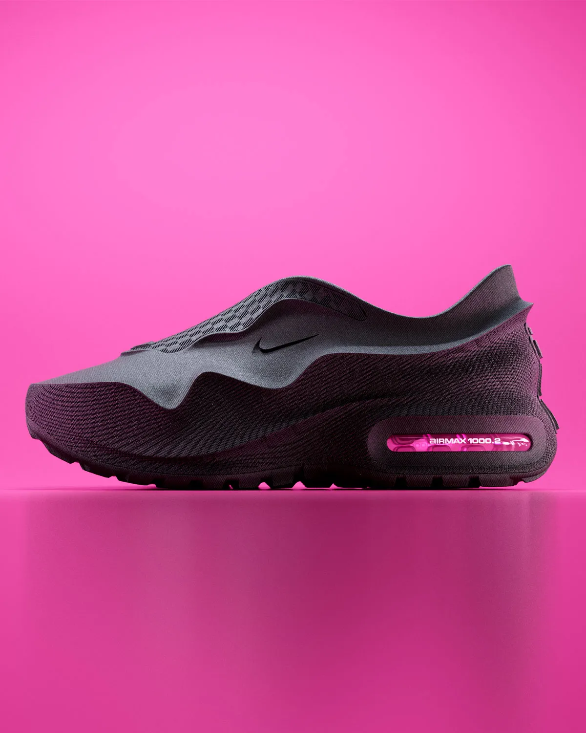 Nike Air Max 1000.2 “Pink Spell”“粉红气垫”黑粉配色官宣,6月25日SNKRS发售,定价180美元插图3 Nike Air Max 1000.2 “Pink Spell”“粉红气垫”黑粉配色官宣,6月25日SNKRS发售,定价180美元