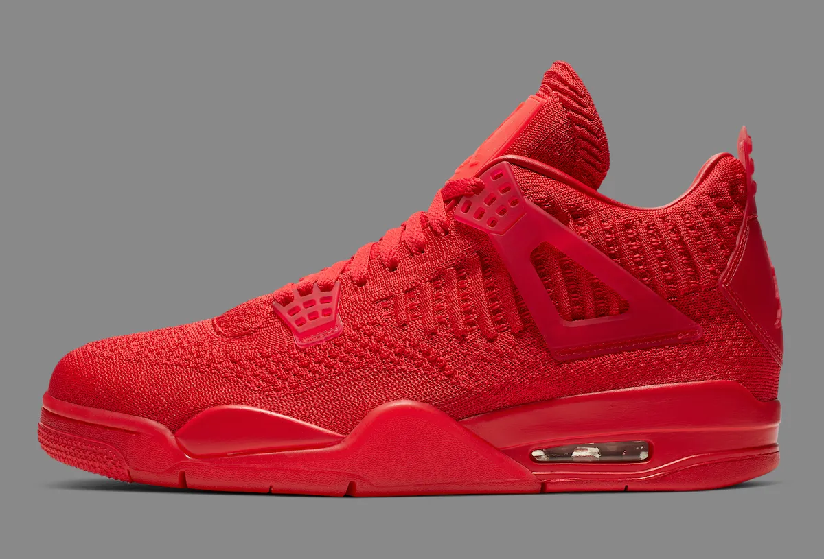 Air Jordan 4 Flyknit “University Red”大学红配色 回顾2019年最大胆的编织改造
