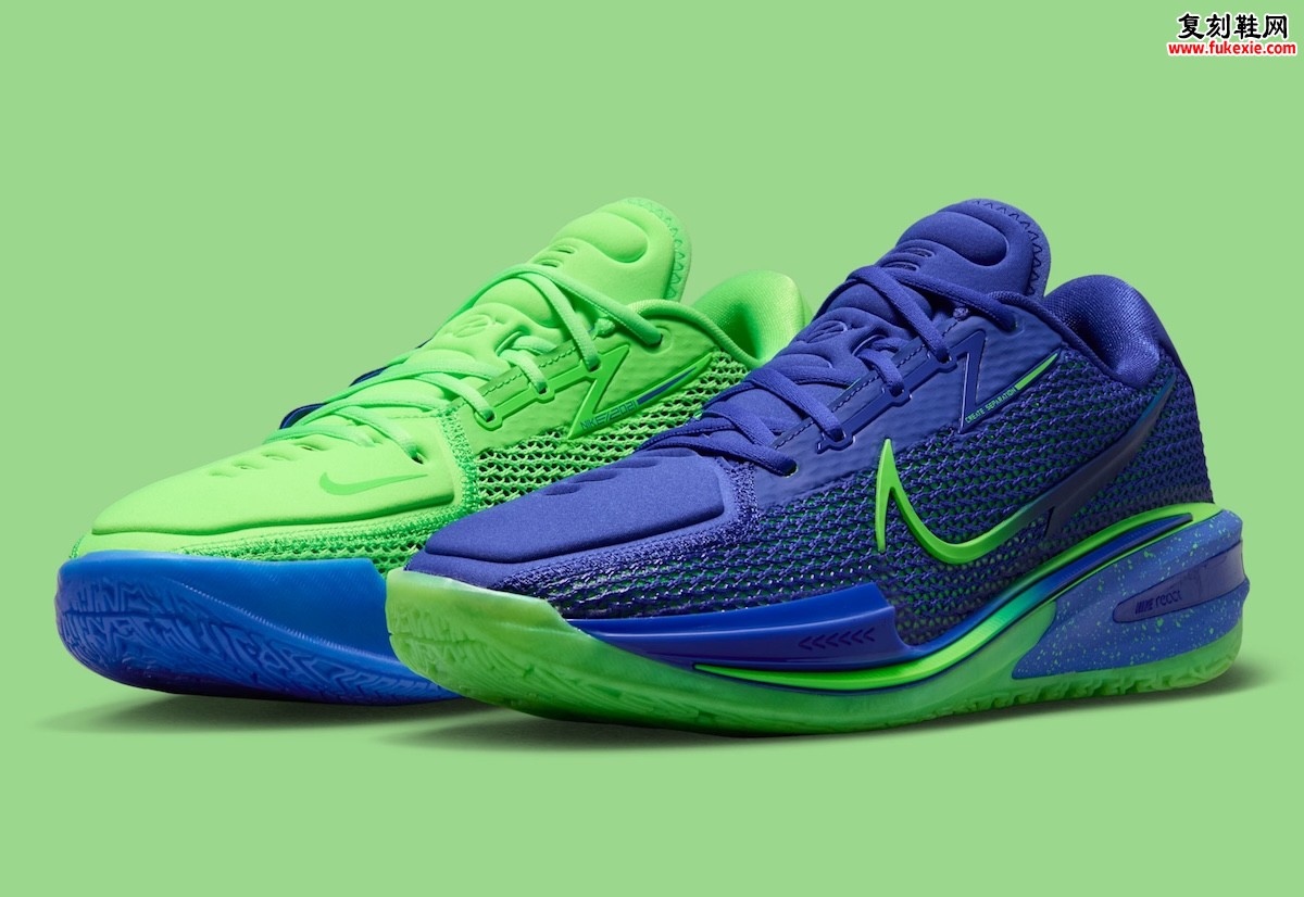 Nike GT Cut 1 “Sprite” 鸳鸯配色，电压绿对撞康科德蓝，半透明外底，6月12日$190登场缩略图