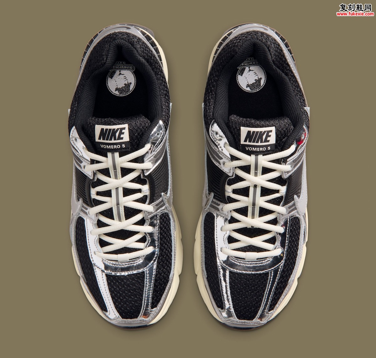 Nike Zoom Vomero 5 ‘Black/Metallic Silver’ 如何用Cushlon与Zoom Air重写2010年的复古跑鞋语法