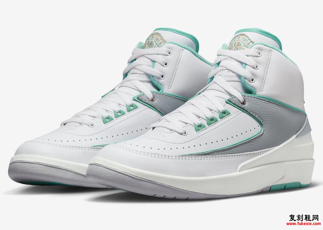 女式 AIR JORDAN 2 “CRYSTAL MINT” 8 月 1 日发售 货号：FN6755-100