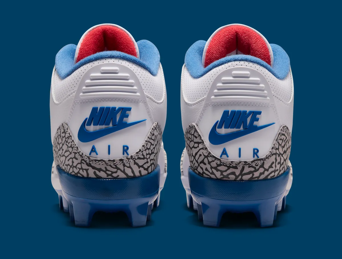 致敬经典,Air Jordan 3 MCS “True Blue” 棒球鞋钉七月发售全解析插图4 致敬经典,Air Jordan 3 MCS “True Blue” 棒球鞋钉七月发售全解析