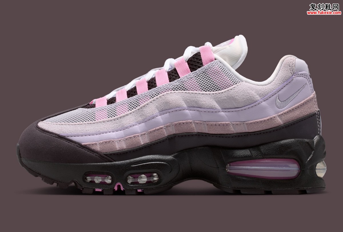 Nike Air Max 95“酒红灰”2026夏季女性专属发售,粉紫渐变层次搭配黑底中底平衡甜美与硬朗