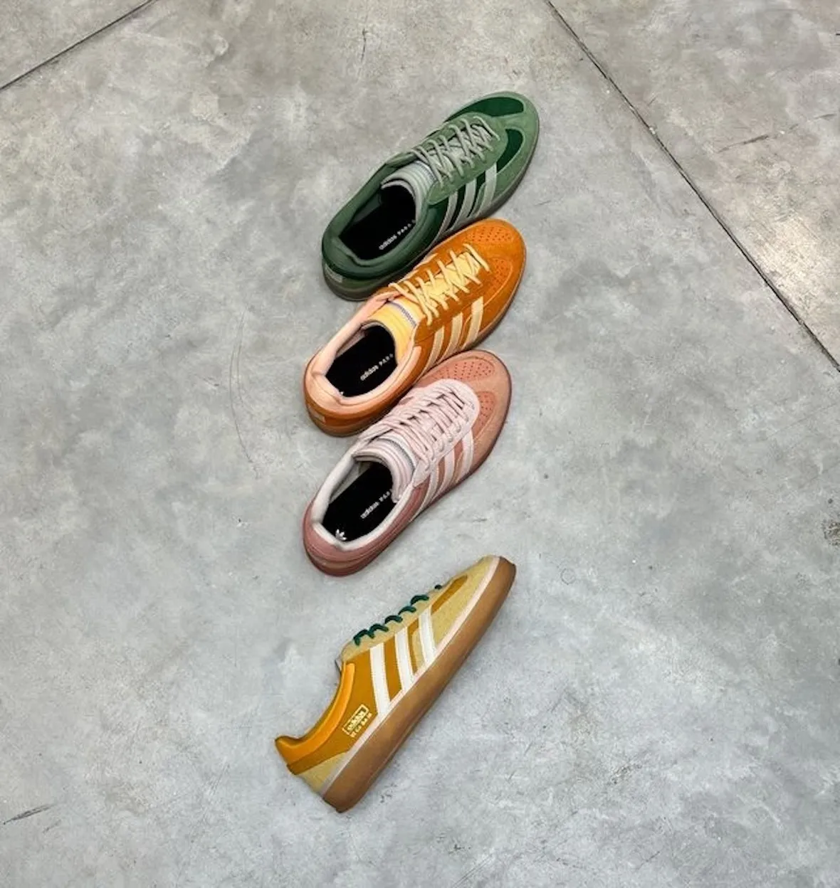 Bad Bunny波多黎各家乡主题联名Gazelle 2025年发售,盛夏芒果色致敬维加巴哈