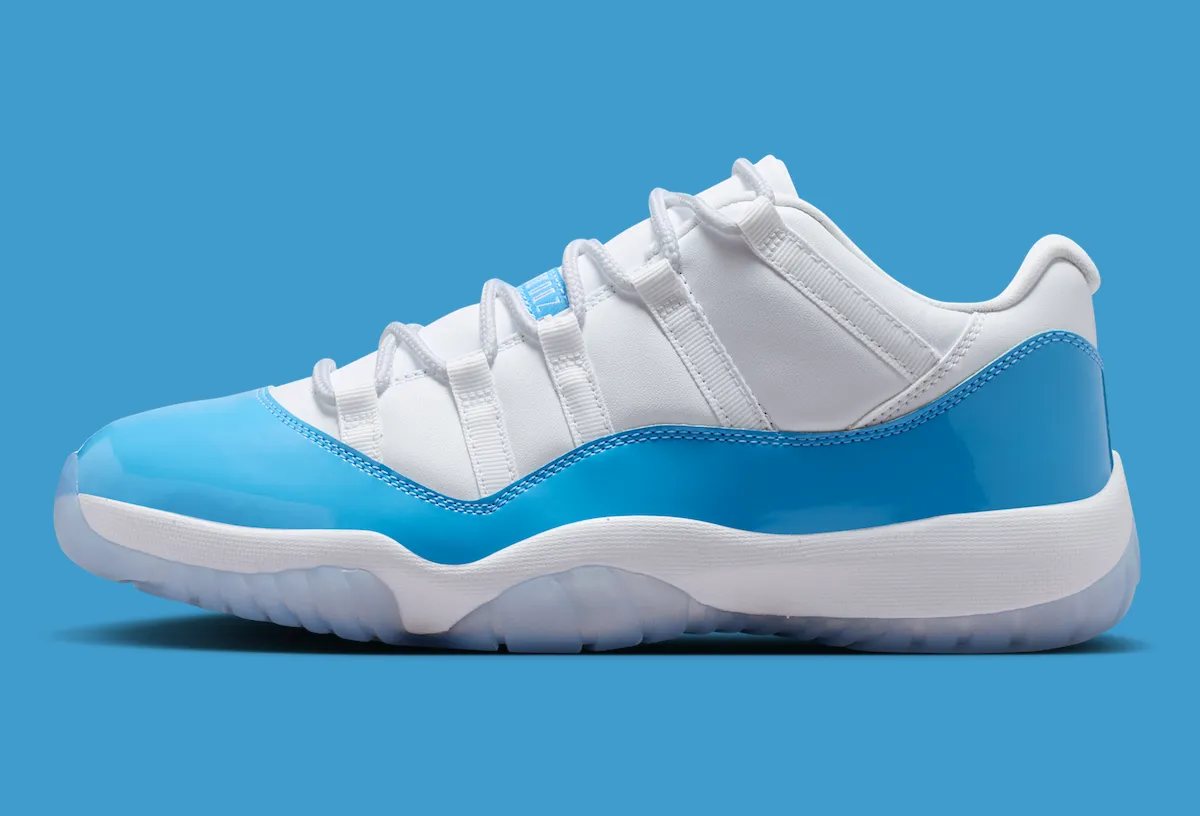 Air Jordan 11 Low “University Blue” 时隔九年AJ11 Low北卡蓝复刻重磅回归 2026夏日致敬北卡