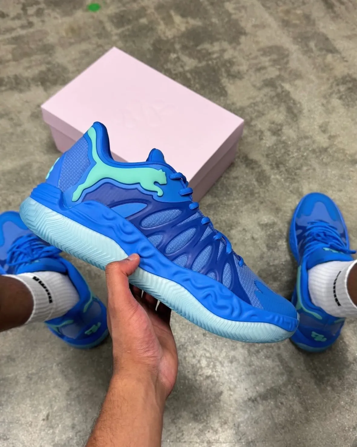 Tyrese Haliburton’s PUMA Hali 1 “Blue” PUMA哈利伯顿签名鞋蓝色版9月发售