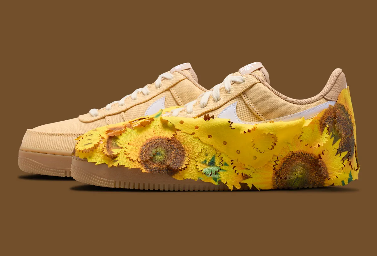 Nike Air Force 1 Low “Sunflower” “向日葵”秋季发售：可拆卸花套让小白鞋秒变花田，定价125美元