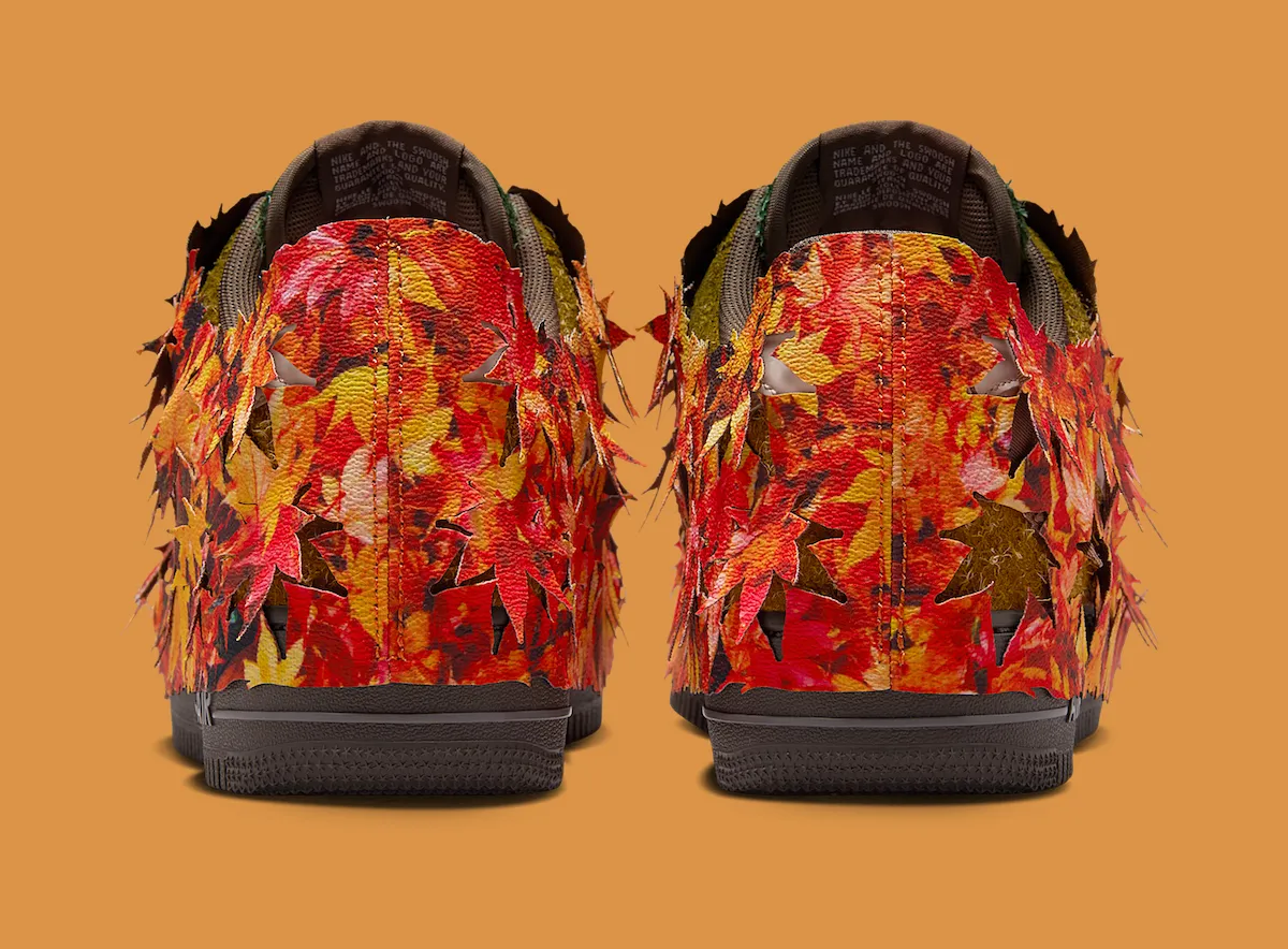 Nike Air Force 1 LX落叶迷彩IM8062-368发售！可剥离枫叶+生态循环美学重构秋日叙事