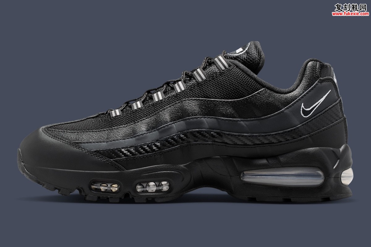 Nike Air Max 95“黑/金属银”2026夏季发售,三层质感黑色重塑经典肌肉跑鞋