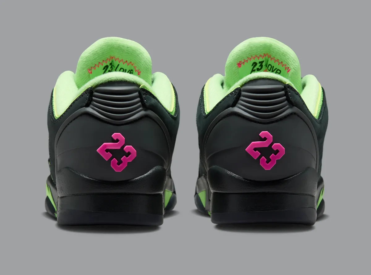 Jordan Sixty Plus Low “Lime Blast”漫画风格外底绘图降临 大童专属七月市售定价125美元插图4 Jordan Sixty Plus Low “Lime Blast”漫画风格外底绘图降临 大童专属七月市售定价125美元