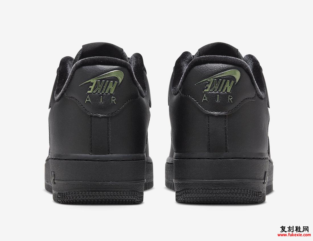 全黑空军一号 Nike Air Force 1 Low “Just Do It” 货号：FB8251-001