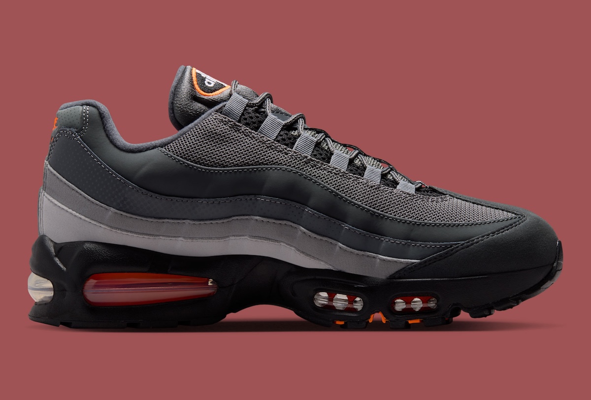 Nike Air Max 95“Black/Total Orange”黑橙渐变2026夏季发售：Big Bubble升级版