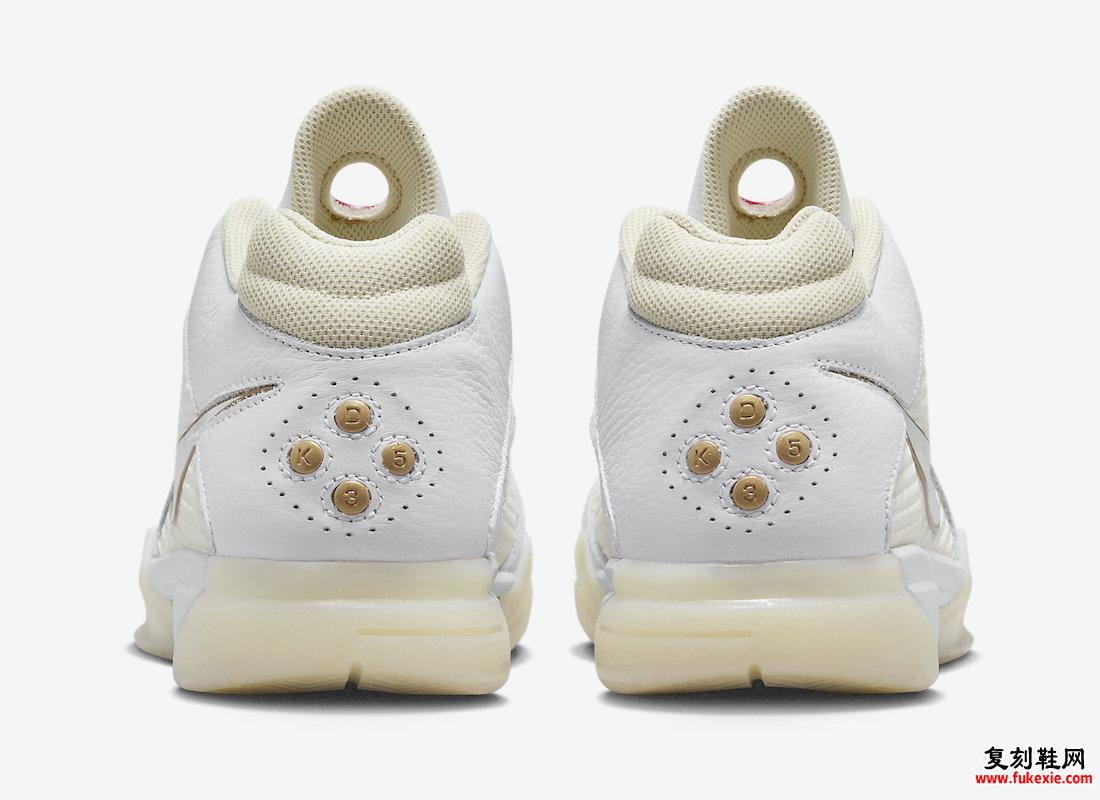 NIKE KD 3 “WHITE GOLD” “白金” 9 月 7 日发售 货号： DZ3009-100