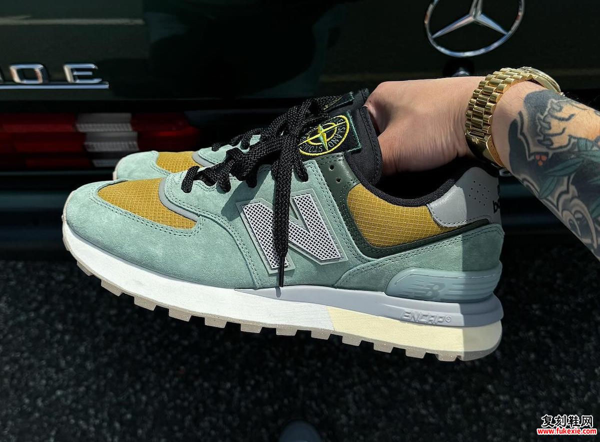 STONE ISLAND X NEW BALANCE 574 LEGACY PACK 将于 2024 年 6 月发售