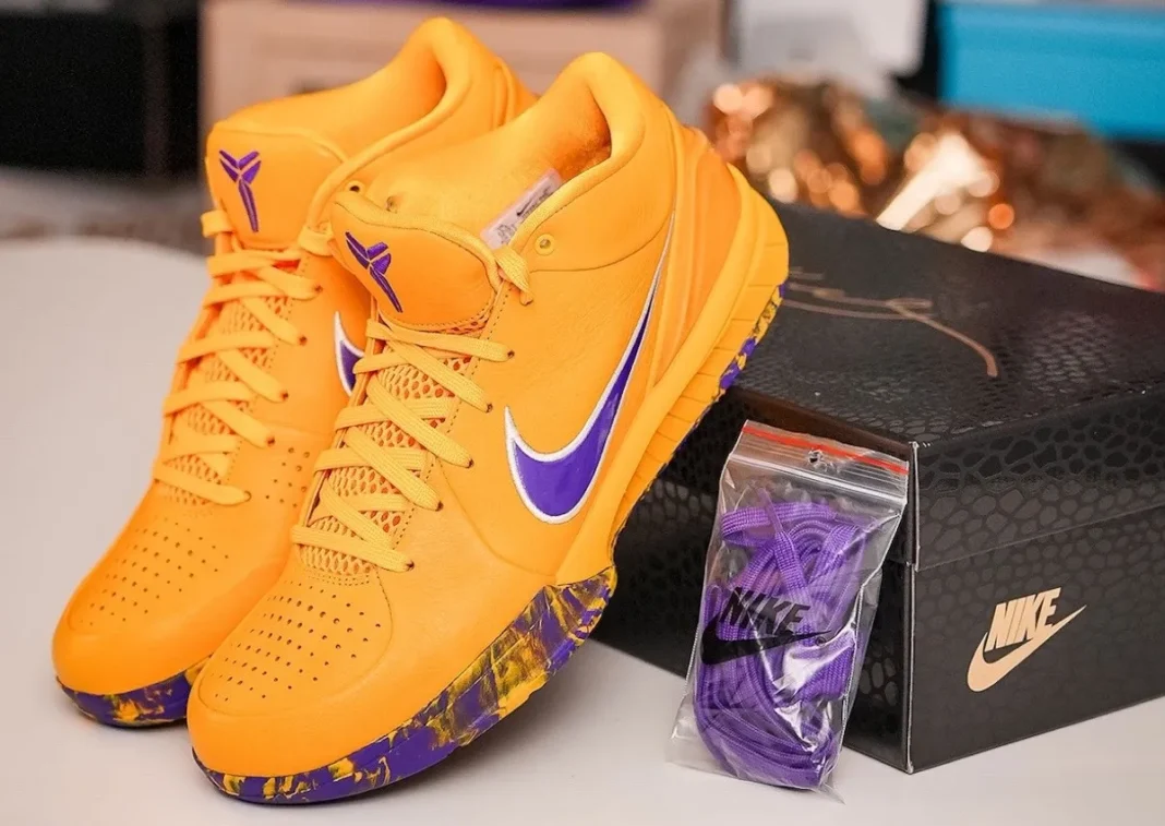 Nike Kobe 4 Protro Draft Day “Lakers” 选秀日隐藏湖人配色，金色鞋身致敬96选秀，6月发售缩略图