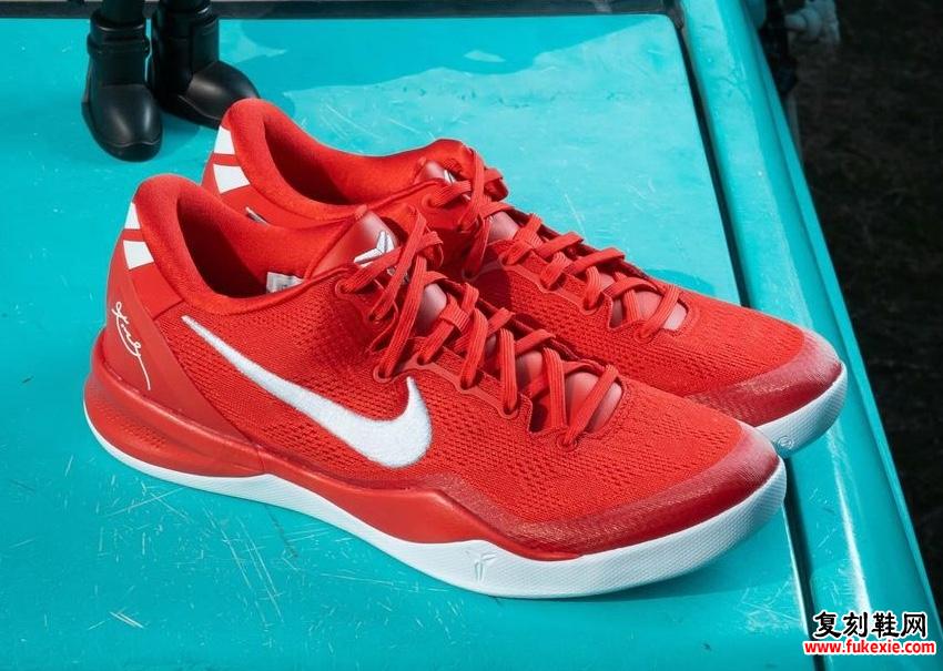 NIKE KOBE 8 PROTRO “UNIVERSITY RED” 2024 秋季发售 货号：HF9550-600