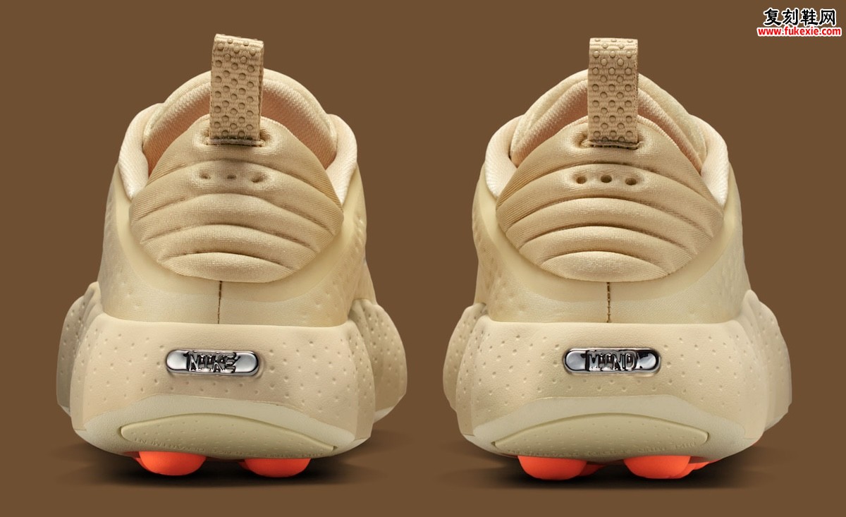 Nike Mind 002「浅卡其」配色前瞻 以穿孔外壳与能量网格重塑未来实验美学