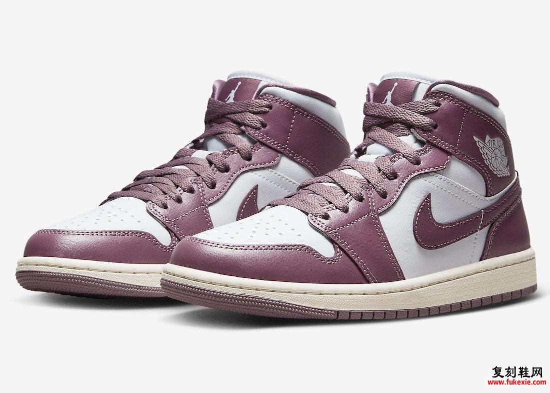 AIR JORDAN 1 MID “SKY J MAUVE”现已上市 货号：BQ6472-050