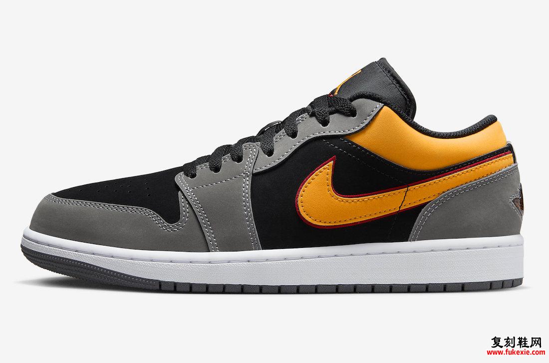 AIR JORDAN 1 LOW VIVID ORANGE生动的桔黄色 货号：FN7308-008