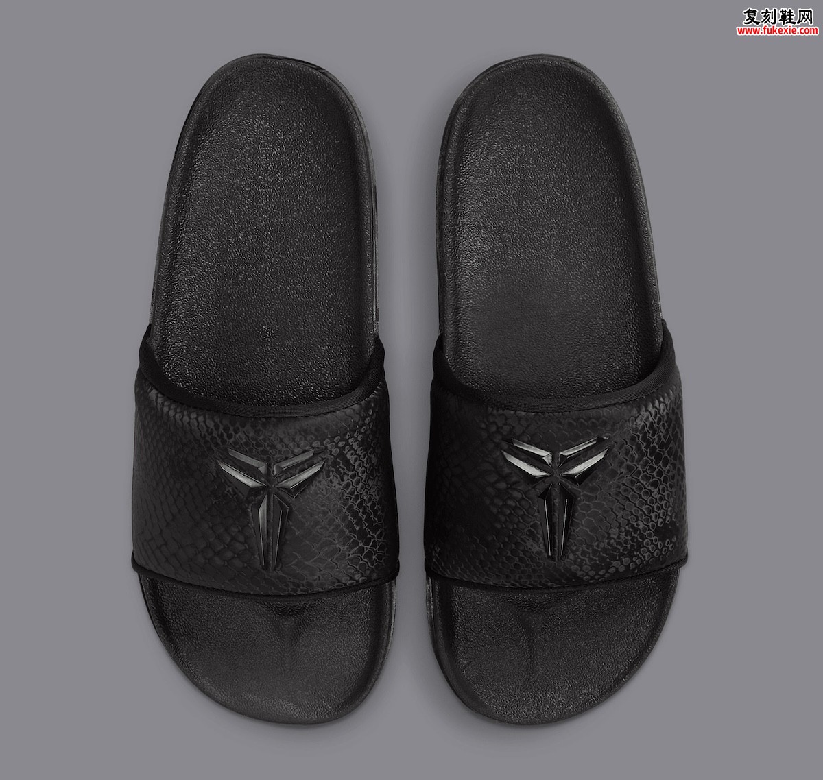 夏季必入！Nike Kobe Slides “Triple Black” 以黑制黑，演绎极致舒适与时尚