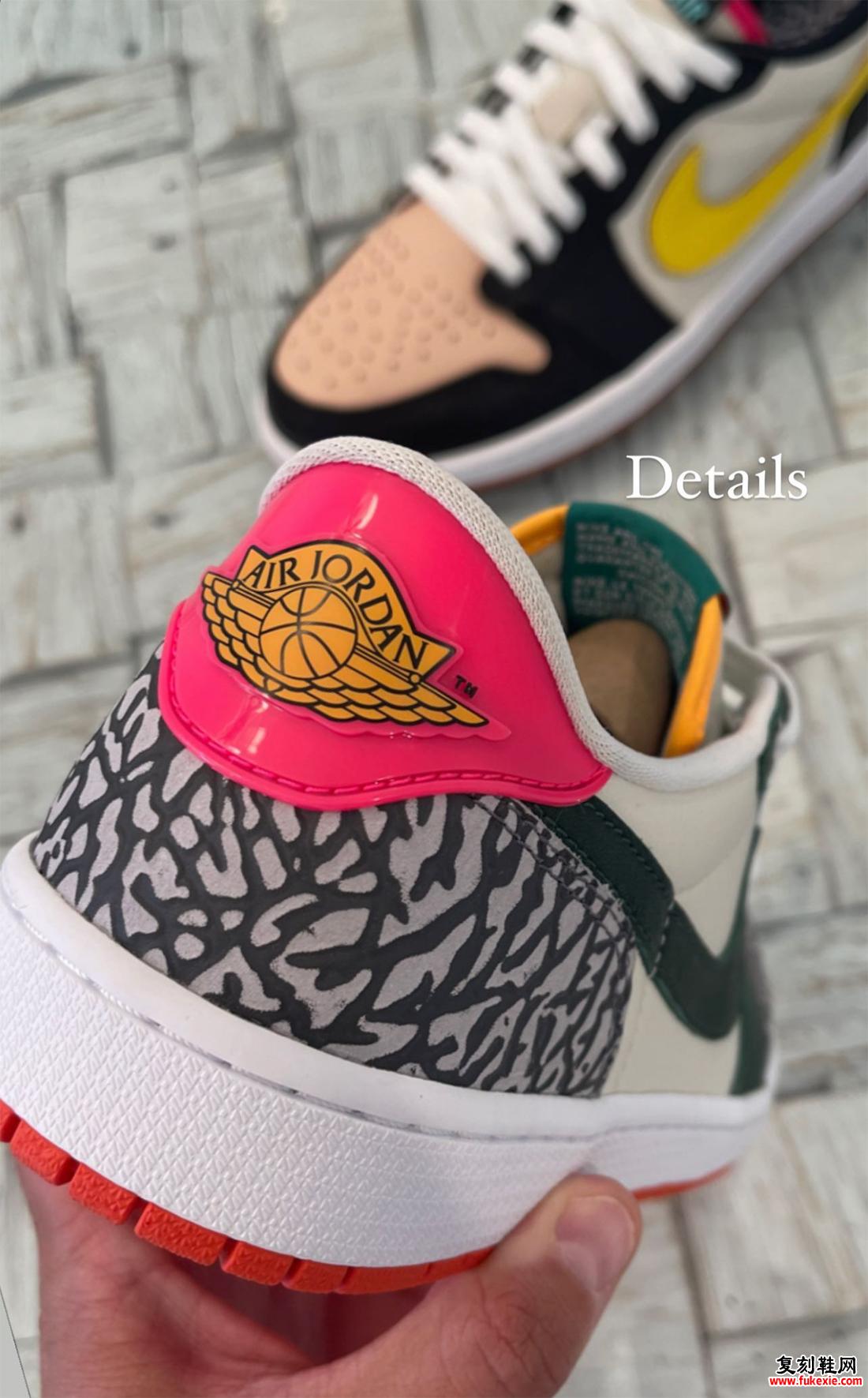 SOLEFLY X AIR JORDAN 1 LOW OG “WHAT THE” 正在开发中