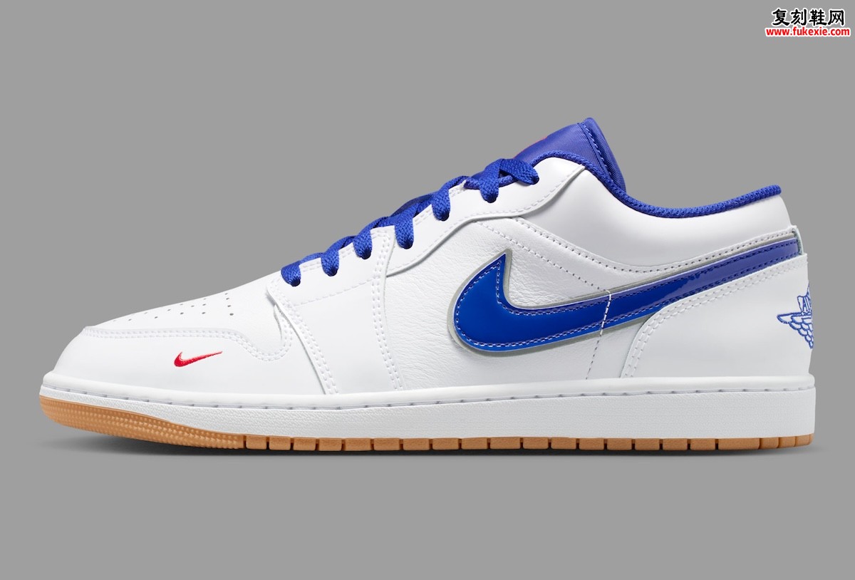 Air Jordan 1 Low “Dodgers”  ‘道奇队’ 配色以细节色彩诉说洛杉矶棒球文化