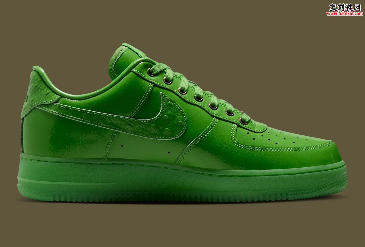 Nike Air Force 1 Low LX “Icon”青苹果鸵鸟皮夏季登场:独家细节评测与发售详情插图2 Nike Air Force 1 Low LX “Icon”青苹果鸵鸟皮夏季登场:独家细节评测与发售详情