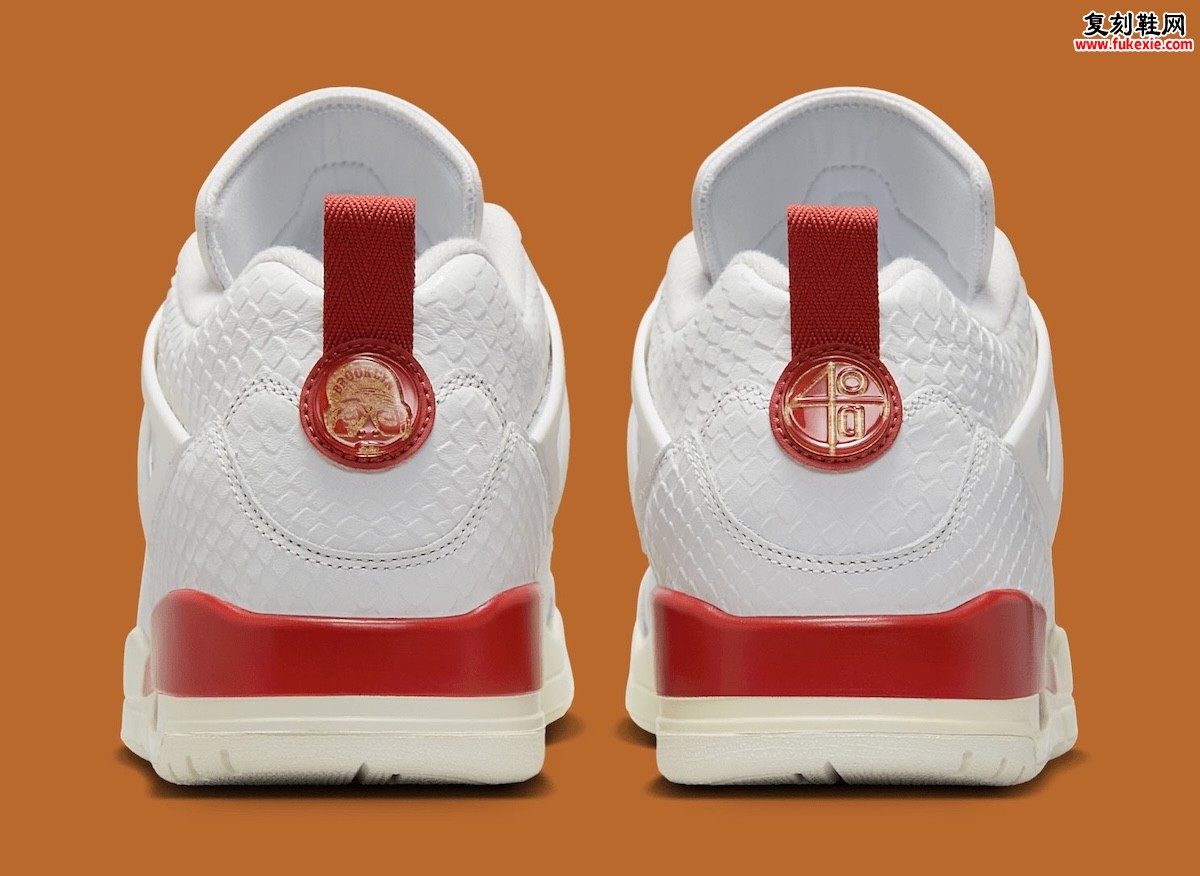 Jordan Spizike Low “El Vuelo”乔丹Spizike Low独立日特别版 白蛇皮革缠斗墨西哥红